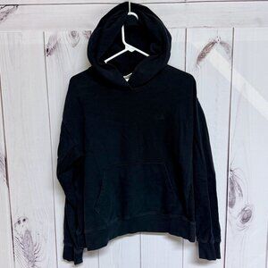 The North Face Women’s Black Pullover Hoodie L Kangaroo Pocket EUC